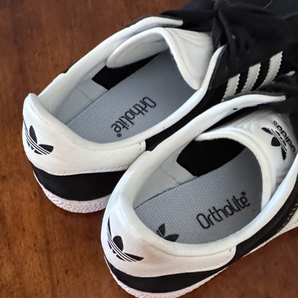 Adidas Gazelle Black White Sneakers - Picture 4 of 8